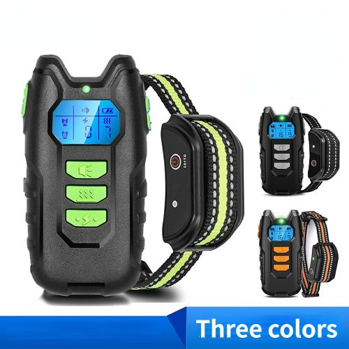Dog Training Collar; Shock Collar for Dogs with Remote; Rechargeable Dog Shock Collar; 3 Modes Beep Vibration and Shock Waterproof Bark Collar for Sma